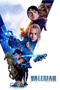 Poster for the movie "Valerian and the City of a Thousand Planets"