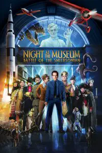 Poster for the movie "Night at the Museum: Battle of the Smithsonian"