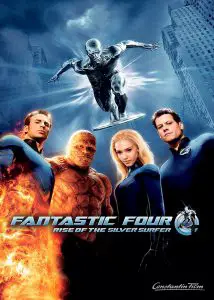 Poster for the movie "Fantastic Four: Rise of the Silver Surfer"