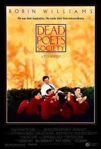 Poster for the movie "Dead Poets Society"