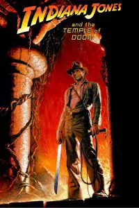 Poster for the movie "Indiana Jones and the Temple of Doom"