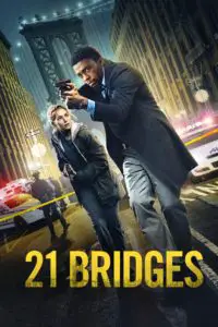 Poster for the movie "21 Bridges"